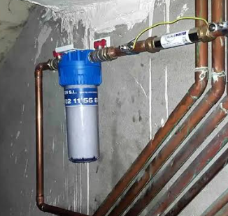 Descalcificador instalado